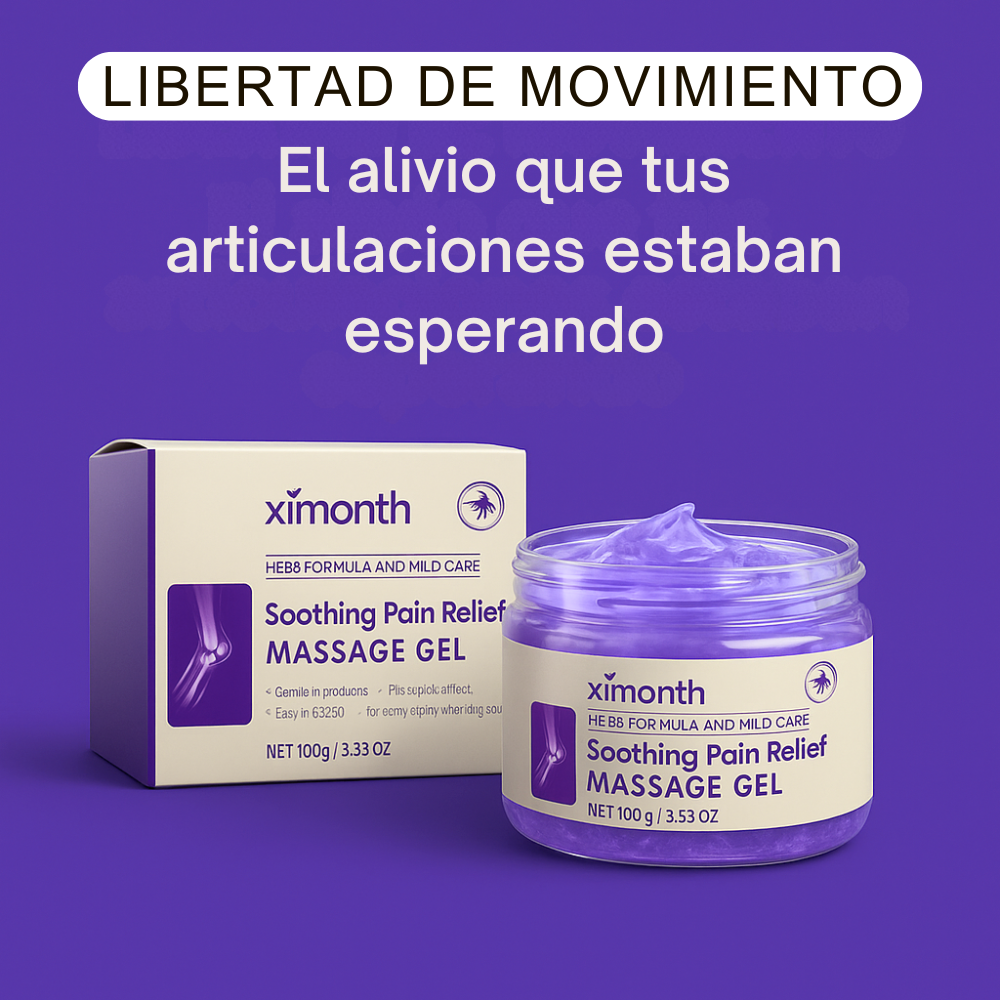 Gel Ximonth de masaje - Confort para tus articulaciones
